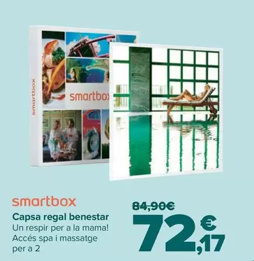 Oferta de Smartbox - Caja Regalo Bienestar por 72,17€ en Carrefour
