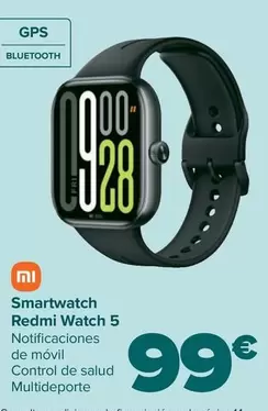 Oferta de Xiaomi - Smartwatch Redmi Watch 5 por 99€ en Carrefour