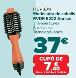 Oferta de Revlon - Moldeador De Pelo  RVDR 5222 Apricot por 37€ en Carrefour