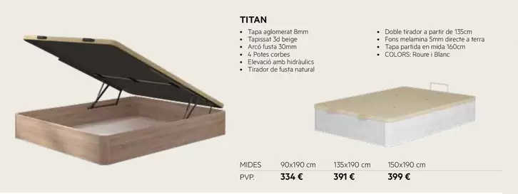 Oferta de Titan - por 399€ en MacMobles