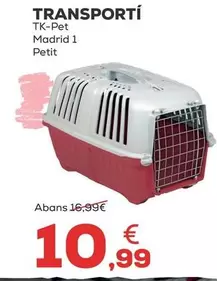 Oferta de Tk-Pet - Transportí por 10,99€ en Kiwoko