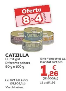 Oferta de Catzilla - Humit Gat por 1,89€ en Kiwoko