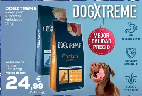 Oferta de Dogxtreme - Pienso Perro/ Diferentes Variedades por 24,99€ en Kiwoko