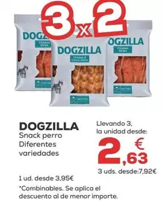 Oferta de Dogzilla - Snack Perro por 3,95€ en Kiwoko