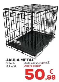 Oferta de Outech - Jaula Metal por 50,99€ en Kiwoko