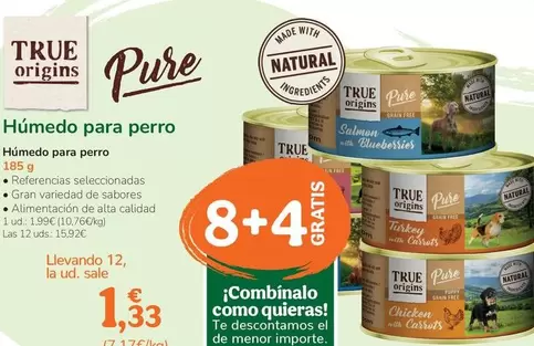 Oferta de Pure - Humit Per A Gos por 1,99€ en Tiendanimal