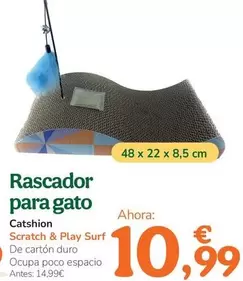 Oferta de Catshion - Rascador Per A Gat por 10,99€ en Tiendanimal