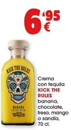 Oferta de Kick The Rules - Crema Con Tequila por 6,95€ en Top Cash