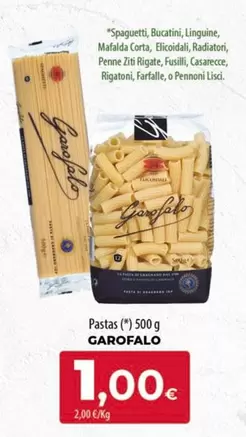 Oferta de Garofalo - Pastas por 1€ en SPAR Lanzarote