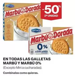 Oferta de Artiach - En Todas Las Galletas Marbu Y Marbu 0% en Supercor