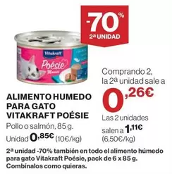 Oferta de Vitakraft - Alimento Humedo Para Gato por 0,85€ en El Corte Inglés