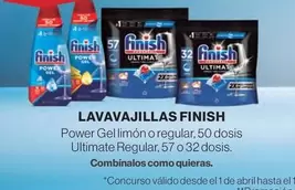 Oferta de Finish - Lavavajillas en El Corte Inglés