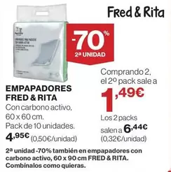 Oferta de Rita - Empapadores por 4,95€ en El Corte Inglés