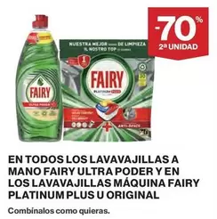 Oferta de En Todos Los Lavavajillas A Mano Ultra Poder Y En Los Lavavajillas Maquina Platinum Plus U Original en El Corte Inglés