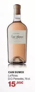 Oferta de Can Sumoi - La Rosa D.o. Penedès por 15,95€ en El Corte Inglés