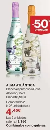 Oferta de Alma - Blanco Espumoso O Rosé por 8,9€ en El Corte Inglés