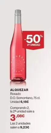Oferta de Rosado D.o. Somontano por 6,15€ en El Corte Inglés