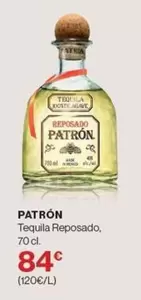 Oferta de Patrón - Tequila Reposado por 84€ en El Corte Inglés