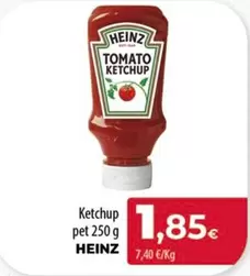 Oferta de Heinz - Ketchup Pet por 1,85€ en Spar Tenerife