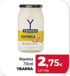 Oferta de Ybarra - Mayonesa por 2,75€ en Spar Tenerife