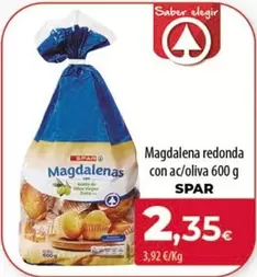 Oferta de Spar - Magdalena Redonda Con Ac/oliva por 2,35€ en Spar Tenerife