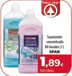 Oferta de Spar - Suavizante Concentrado por 1,89€ en Spar Tenerife
