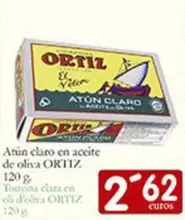 Oferta de Ortiz - Atún Claro En Aceite De Oliva por 2,62€ en Supermercados Bip Bip