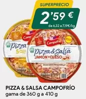 Oferta de Campofrío - Pizza & Salsa por 2,59€ en Masymas