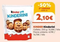 Oferta de Kinder -  ini por 2,1€ en Masymas