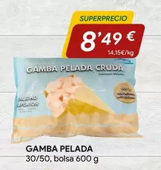 Oferta de Gamba Pelada por 8,49€ en minymas