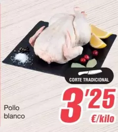 Oferta de Pollo Blanco por 3,25€ en SPAR Fragadis