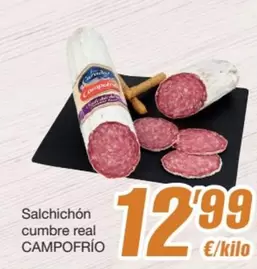 Oferta de Campofrío - Salchichon Cumbre Real por 12,99€ en SPAR Fragadis