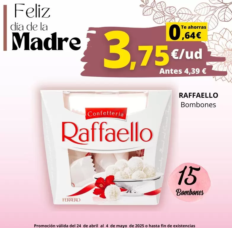 Oferta de Raffaello - Bombones por 3,75€ en Tu Trébol Hipermercados