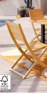 Oferta de Silla Plegable "Florencia" por 36,95€ en E.Leclerc
