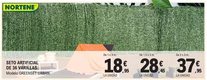 Oferta de Nortene - Seto Artificial De 36 Varillas por 18,95€ en E.Leclerc