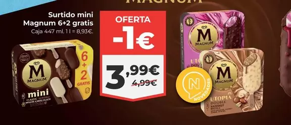Oferta de Magnum - Surtido Mini por 3,99€ en La Sirena