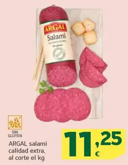 Oferta de Argal - Salami Calidad Extra por 11,25€ en HiperDino