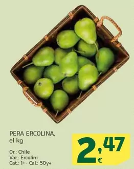 Oferta de Pera Ercolina por 2,47€ en HiperDino