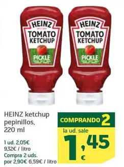 Oferta de Heinz - Ketchup Pepinillos por 2,05€ en HiperDino