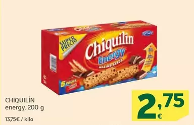 Oferta de Chiquilín - Energy  por 2,75€ en HiperDino