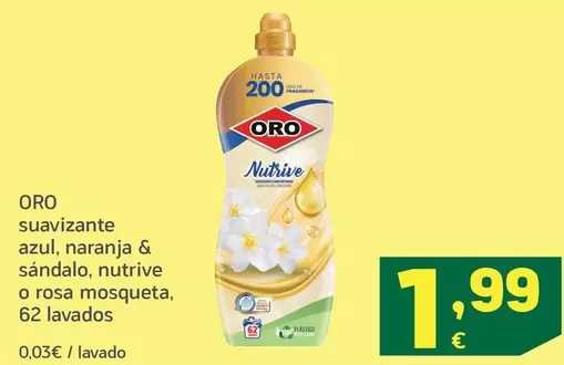 Oferta de Oro - Suavizante Azu por 1,99€ en HiperDino