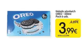 Oferta de Oreo - Helado Sándwich por 3,99€ en Dialprix