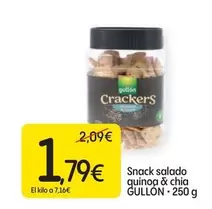 Oferta de Gullón - Snack Salado Quinoa & Chia  por 1,79€ en Dialprix