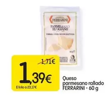 Oferta de Ferrarini - Queso Parmesano Rallado por 1,39€ en Dialprix