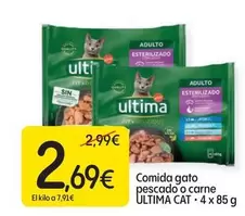 Oferta de Affinity - Comida Gato Pescado O Carne Última Cat por 2,69€ en Dialprix