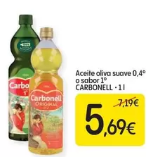Oferta de Carbonell - Aceite Oliva Suave 0,4' O Sabor 1' por 5,69€ en Dialprix