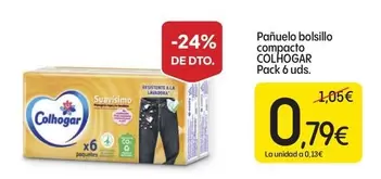 Oferta de Colhogar -  Pañuelos Bolsillo Compacto por 0,79€ en Dialprix