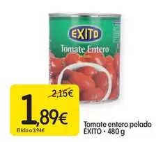 Oferta de Exito - Tomate Entero Pelado por 1,89€ en Dialprix