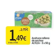 Oferta de Alteza - Aceituna Rellena De Anchoa por 1,49€ en Dialprix