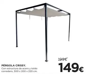 Oferta de Pergola Crissy por 149€ en Hipercor